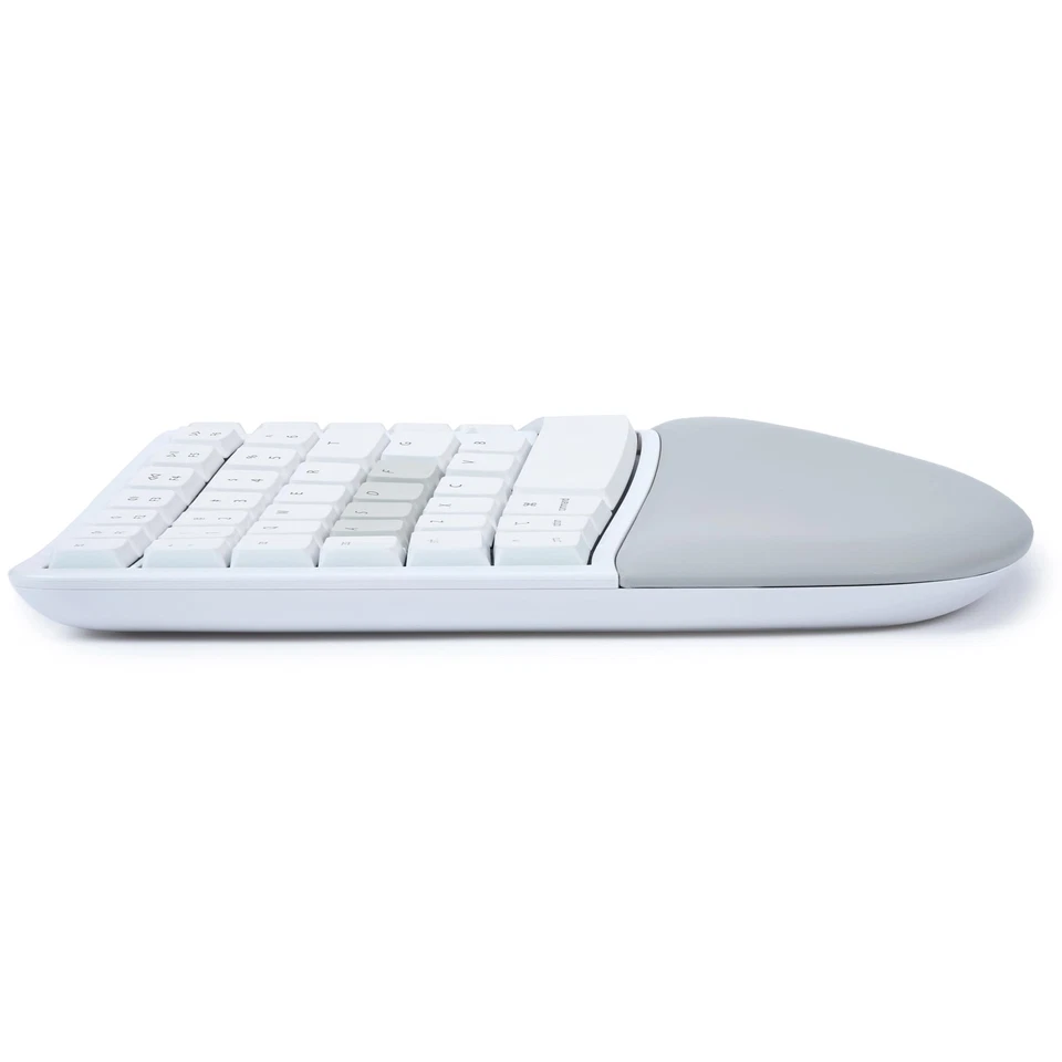 Teclado ergonómico mWave para Mac (blanco) | Interruptores mecánicos | Bluetooth y... Foto 3 de 4