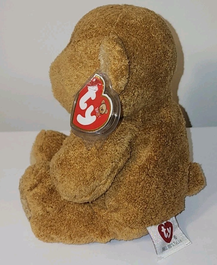 Ty Baby TY / Pluffies - MY BABY BEAR (Brown) - Plush Toy (8") MINT with MINT TAG