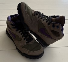 VTG 90s Nike ACG Caldera SMOKEY Womens 8 Suede Leather Hiking Boots Brown Purple