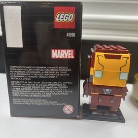 Lego Marvel Comics Brick Headz Iron Man 41590 (Open Box)used