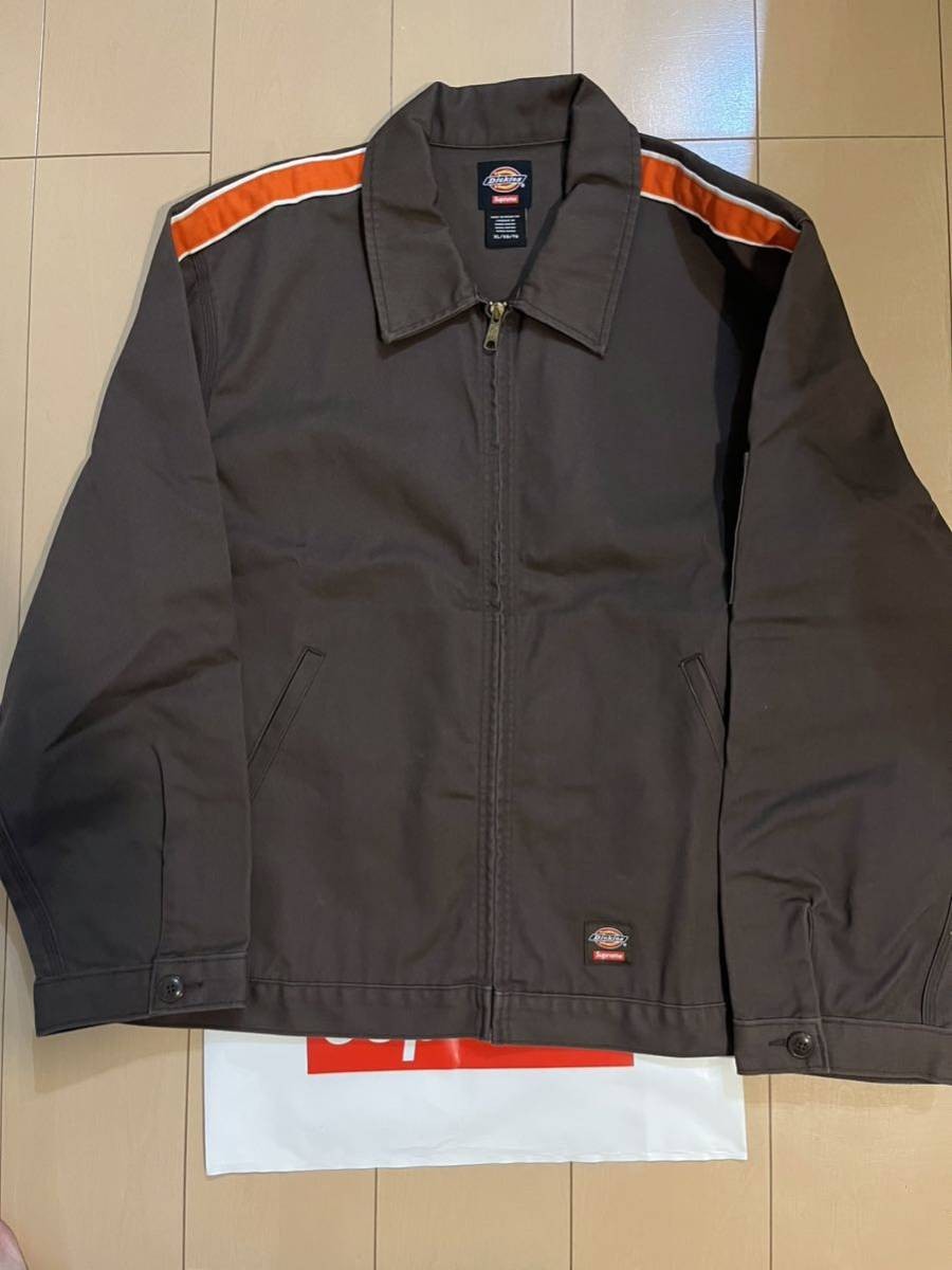 Supreme 22SS Dickies Stripe Eisenhower Jacket Work Jacket