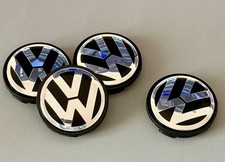 4x Coprimozzi ORIGINALI VW Golf 4 Bora Passat Polo 1J0601171XRW OEM Genuine