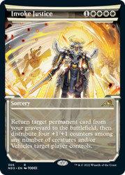 Invoke Justice (Showcase) 366 Kamigawa: Neon Dynasty
