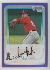 2011 Bowman Chrome Prospects Purple Refractor 265/799 Cam Bedrosian Cameron 0o0