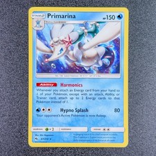Primarina 2018 Pokemon Lost Thunder Rare Base #67/214 Non-Holo
