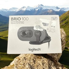 Logitech Brio 100 1080p Full HD Webcam Graphite Brand New. Fast Shipping.
