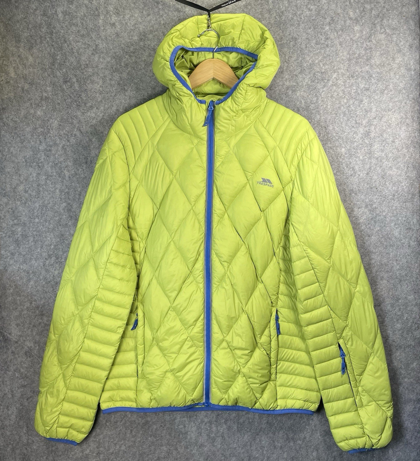 Trespass Down Puffer Jacket Womens Medium Yellow … - image 1
