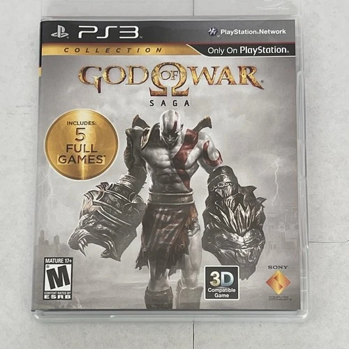 God of War Saga Dual Pack - Sony PlayStation 3 Tested Discs In Excellent Shape