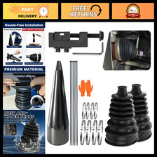 Universal Cv Boot Repair Kit - 2pcs Silicone With Expander Tool 8 Clamps Glov