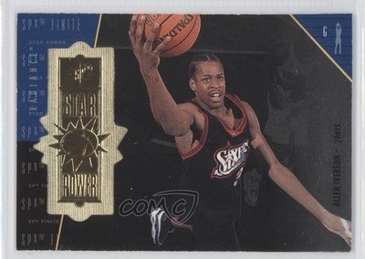 1998-99 SPx Finite Star Power Radiance 1372/2700 Allen Iverson #143 HOF 3z3