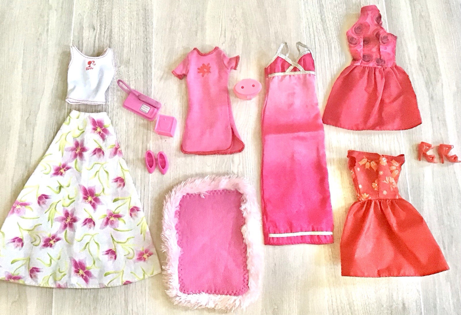 Barbie Doll Clothes & Accessories Lot Assorted 2000s Vintage