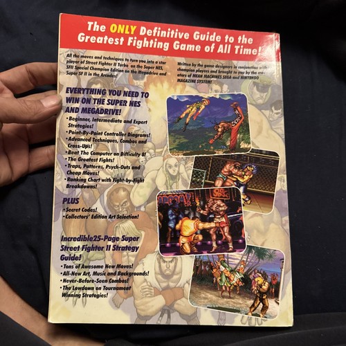Rare Street Fighter II 2 Expert Players Handbook 1993 Super NES Megadrive - Picture 2 of 2