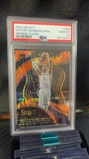 2023-24 Panini Select - Courtside Victor Wembanyama #288 Orange Flash Prizm (RC)