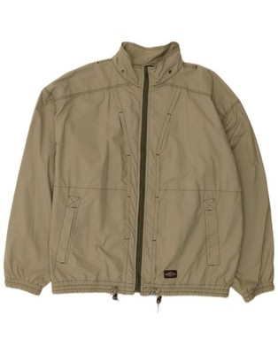 Tenson Mens Bomber Jacket EU 54 2XL Khaki Cotton NO05