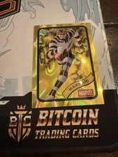 2025 Topps Chrome Marvel Makkari #114 Yellow Lava Refractor