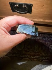 DEEP BLUE SAPHIRE AND 2 DIAMOND I don't know if it's real or fake offers £250+