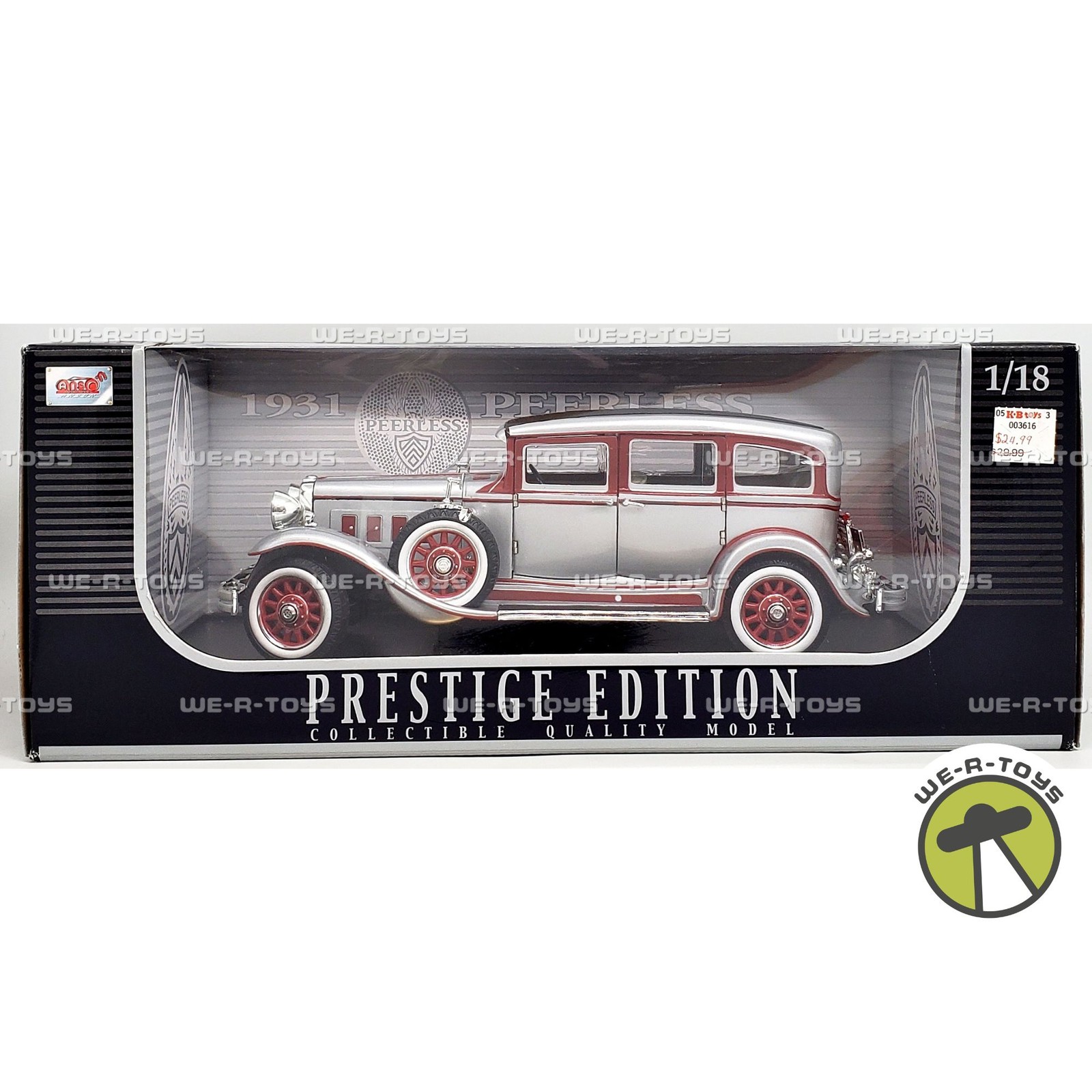1931 Peerless Die Cast Model Vehicle Prestige Edition Anson 30396