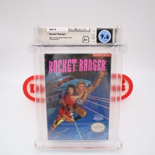 NES Nintendo Game ROCKET RANGER - WATA GRADED 9.6 A+! NEW & Sealed with H-Seam! 
