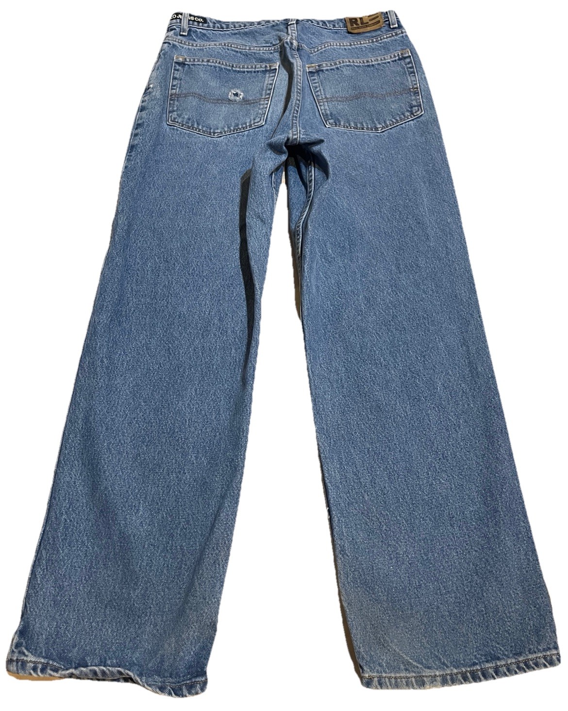 Vtg Polo Ralph Lauren “67” Jeans Y2K Men's 34x31 Distressed Loose Fit