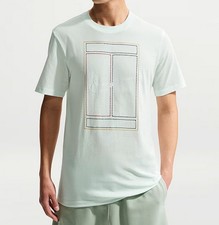 Nike Court Heritage Tennis T-Shirts Men's Sports Training Top AsiaFit IH2086-394