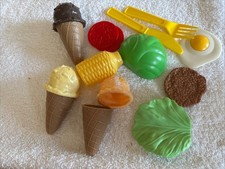 Play Food Pretend Plastic Some Fisher Price And Mostly Unbranded