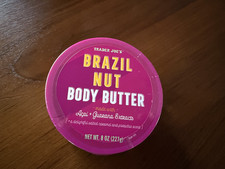 Trader Joe  s Brazil Nut Body Butter 8 oz   Acai  Guarana  Brand NEW SEALED