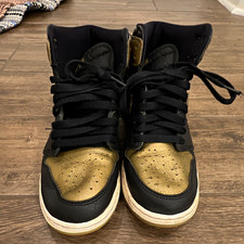 Jordan Air Jordan 1 High Top Black/Gold Kids 7Y FD1437-071