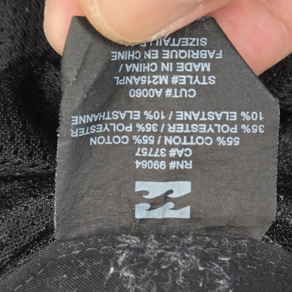 Billabong Men Shorts 33 Gray Chino New Order Button 9" Inseam - Image 4 of 4