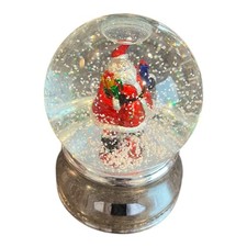   Christmas Musical Santa Snow Globe W/ Presents "Jolly Old St Nickolas"