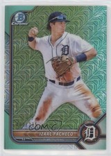 2022 Bowman Chrome Prospects Mega Box Aqua Mojo Refractor Izaac Pacheco 0x1e