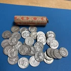Roll of 40 Washington Quarters Silver 90% Silver Coins  Mixed Dates 1947,48,50