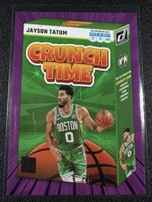 2023-24 Donruss Jayson Tatum Purple Press Proof Crunch Time #10