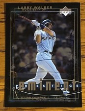 Upper Deck 1998 Larry Walker Eminent Prestige #624 Colorado Rockies Hall of Fame