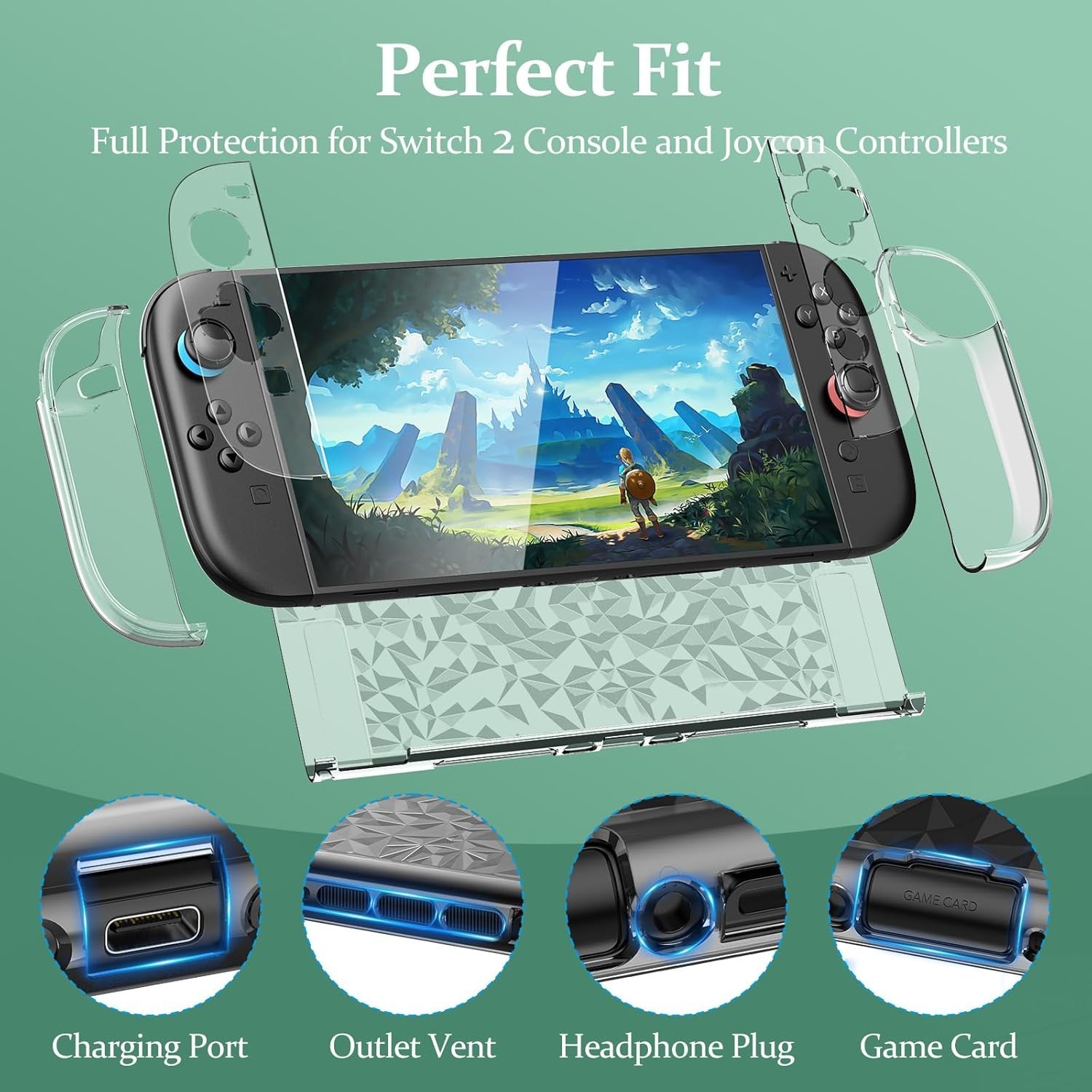 Switch 2 Accessories Bundle for Nintendo,Switch 2 Accessories Kit 2025 for Ni...