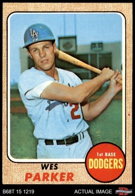 1968 Topps #533 Wes Parker Dodgers 5 - EX