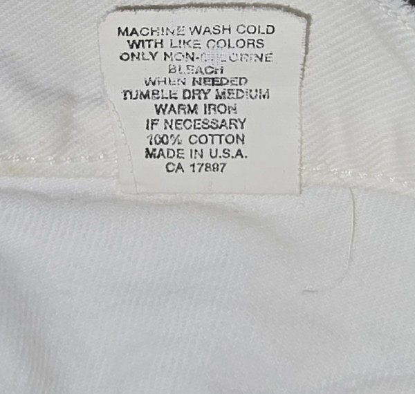 Gap Rugged Denim Solid White Mini Shorts Jean For… - image 4