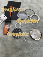 DIY SET for 2824 IWC Watch case  Dial  Hands  Strap sapphire 40mm New