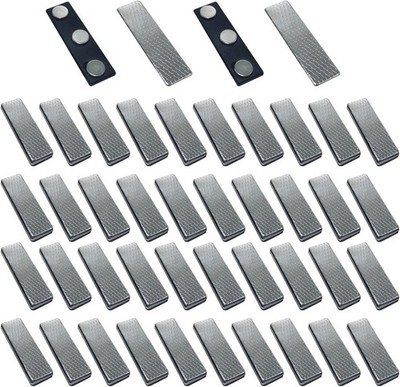 Magnetischer Namensschild Halter mit 3 Neodym Magneten - Ausweis Verschluss Clip für Jacke
