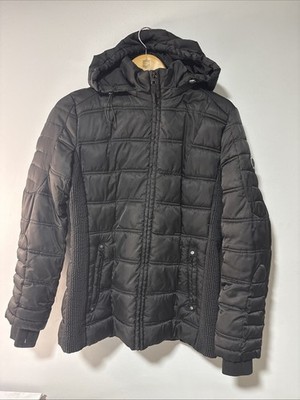 Nautica 1983 Women s Size Large Water Resistant Lined Hood Puffer Jacket , Excll