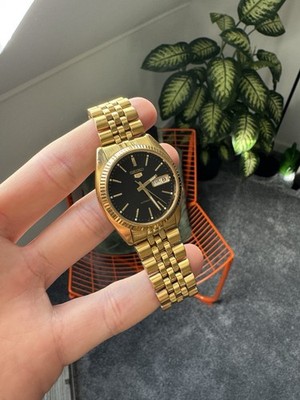 Seiko 5   SNXZ16   Automatic   7S26-0500   Schwarz/Gold/President