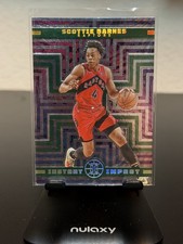 2021-22 Panini Illusions - Instant Impact Scottie Barnes #6 Emerald (RC) Raptors