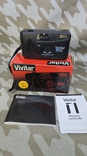 VIVITAR PS55s 35mm CAMERA WITH CASE FILM AND BATTERY NOT INCLUDED Tested Works