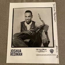 Joshua Redman Press Photo 8x10”. See Description.