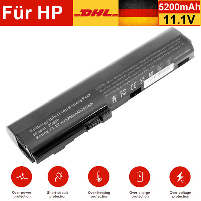 5200mah AKKU Für HP EliteBook 2560p 2570p 632423-001 632421-001 SX06XL