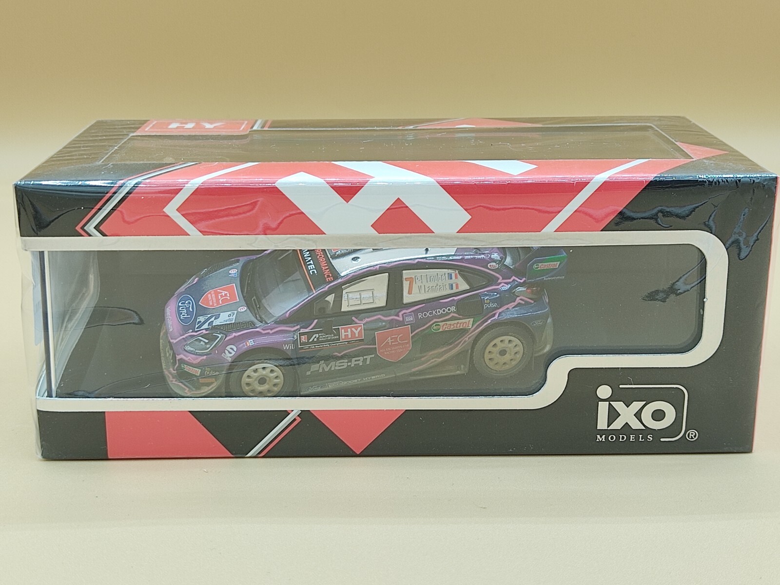 Ford Puma Rally1 1/43 Acropolis 2022 Loubet IXO Models RAM870 voiture miniature WRC