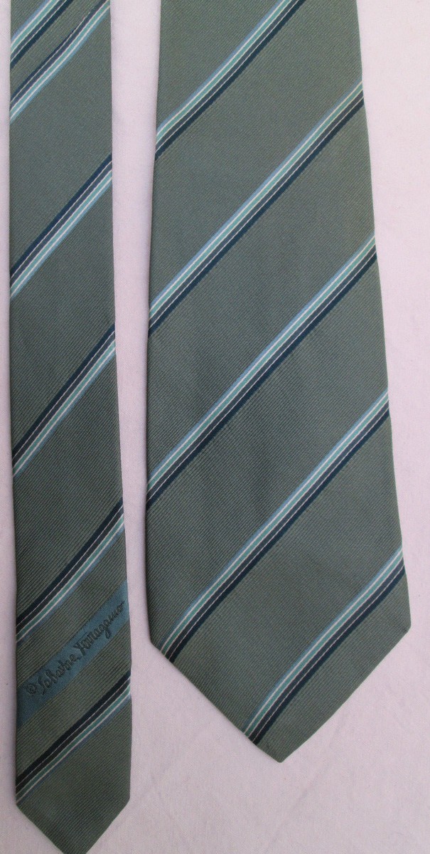 Cravate TRUSSARDI 100% Soie - Vintage - Made In Italy - Occasion