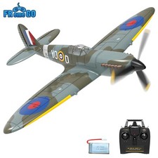 Volantex New Spitfire RC Plane EPP 400mm Wingspan RC Fighter One Key Aerobatic 2