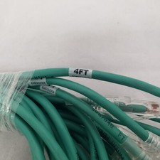 10 PACK CAT6a RJ45 4Ft Ethernet Network Patch Cable 10G Copper Wire LOT F/UTP