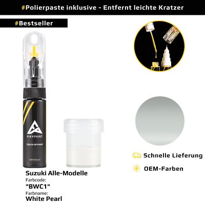 Lackstift für Suzuki Alle Modelle Code: BWC1 White Pearl