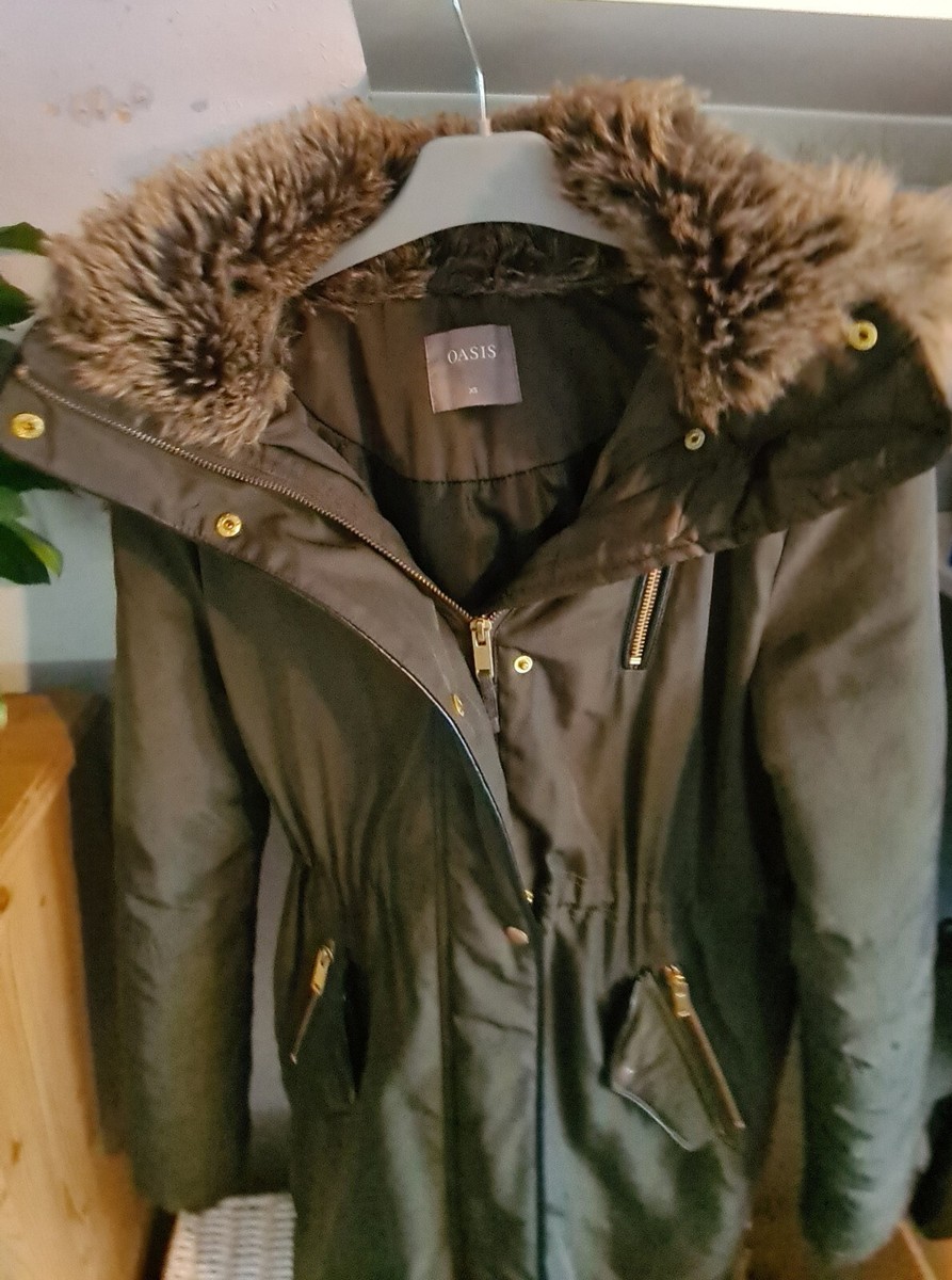 Parka Oasis Coats Oasis Green Coat Fur Coat Oasis Green Coat Buy